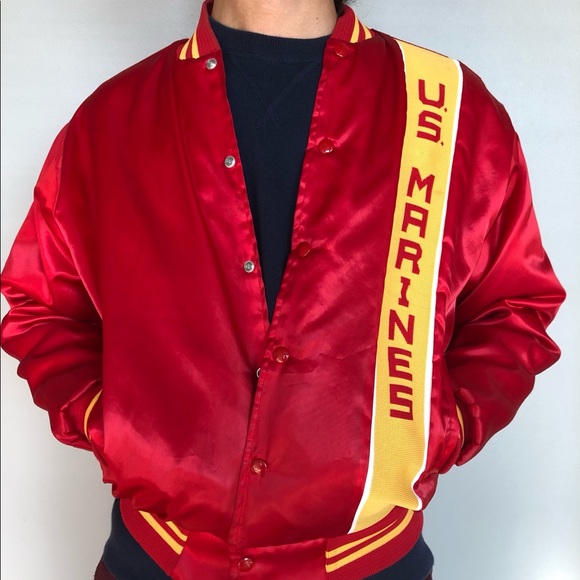 usmc letterman jacket